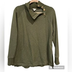 J Crew Small Green Long Sleeve